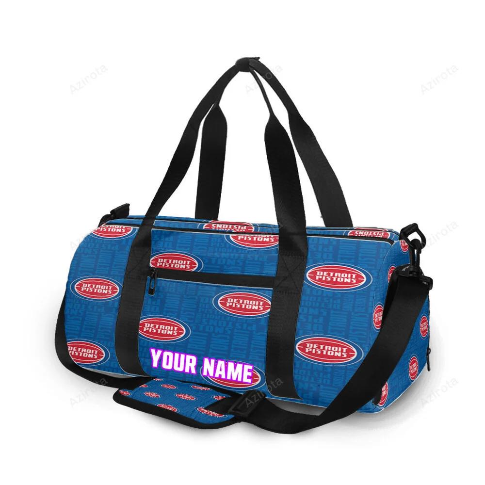 Detroit pistons7 personalized name travel bag gym bag 1698 Travel Bag