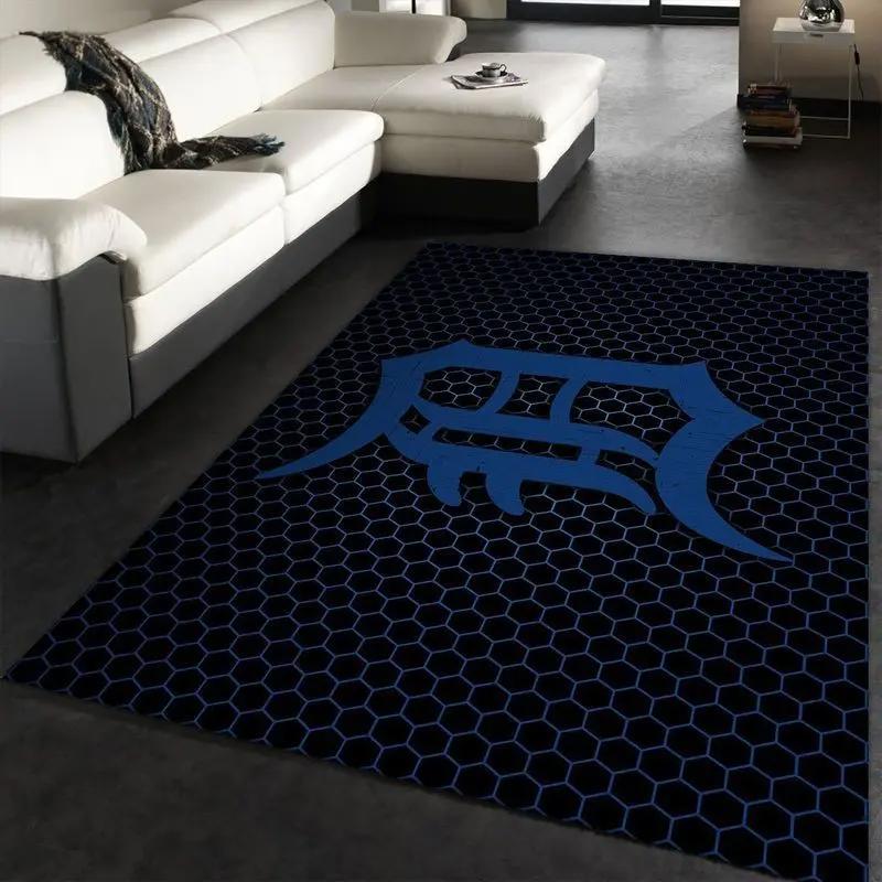 Detroit tigers mlb 2 area rug living room and bed room rug rug regtangle carpet floor Rectangle Rug