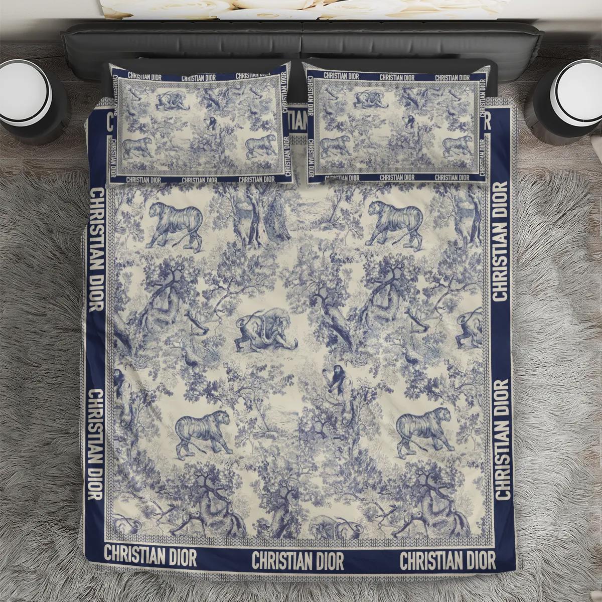 Dior hot bedding sets quilt sets duvet cover luxury brand bedding decor bedroom sets Bedding Sets