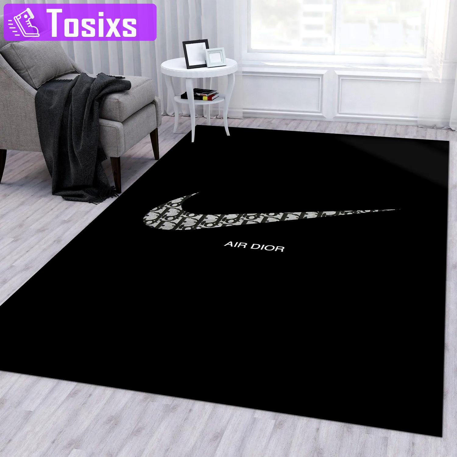 Dior logo type 748. Upgrade Your Living Room with Luxury Home Decor: Area Carpets, Floor Decor, Door Mats, and Hot Gift Items with style a High-End Fashion Brand Rectangle Rug