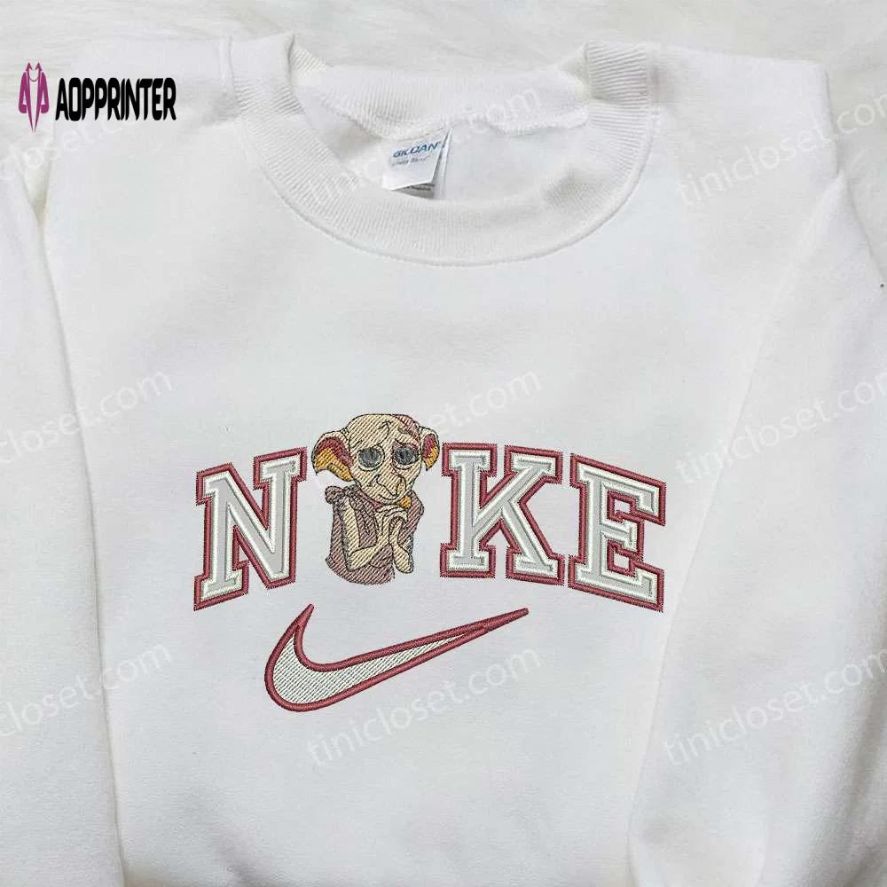 Dobby x nike embroidered shirt – harry potter custom design Embroidered Shirt