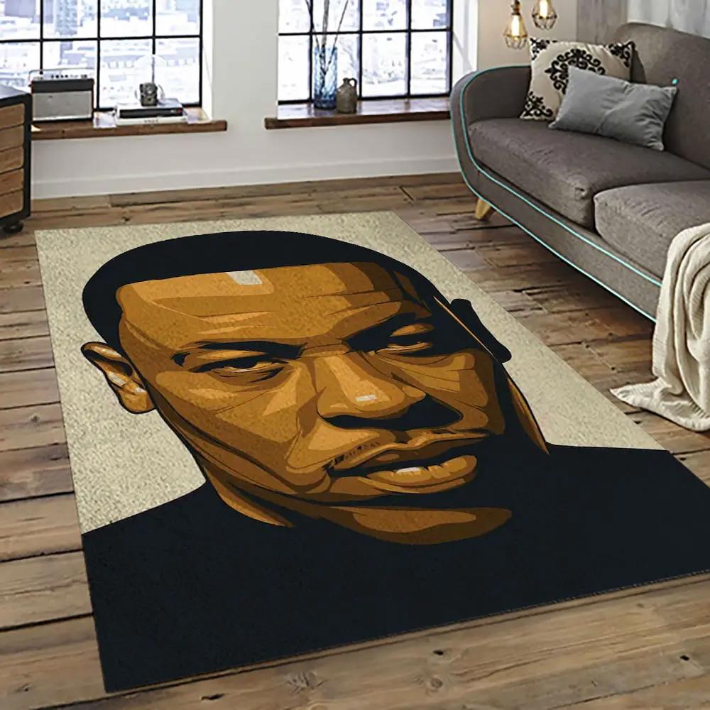Dr. dre rapper hiphop music retangle carpet area rug home decor best gift for fan and friends dd19 Rectangle Rug