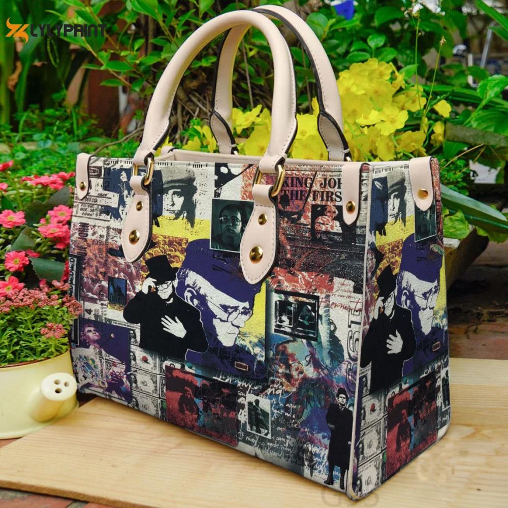 Elton john 1 leather bag for women gift 2151 Women Leather Hand Bag