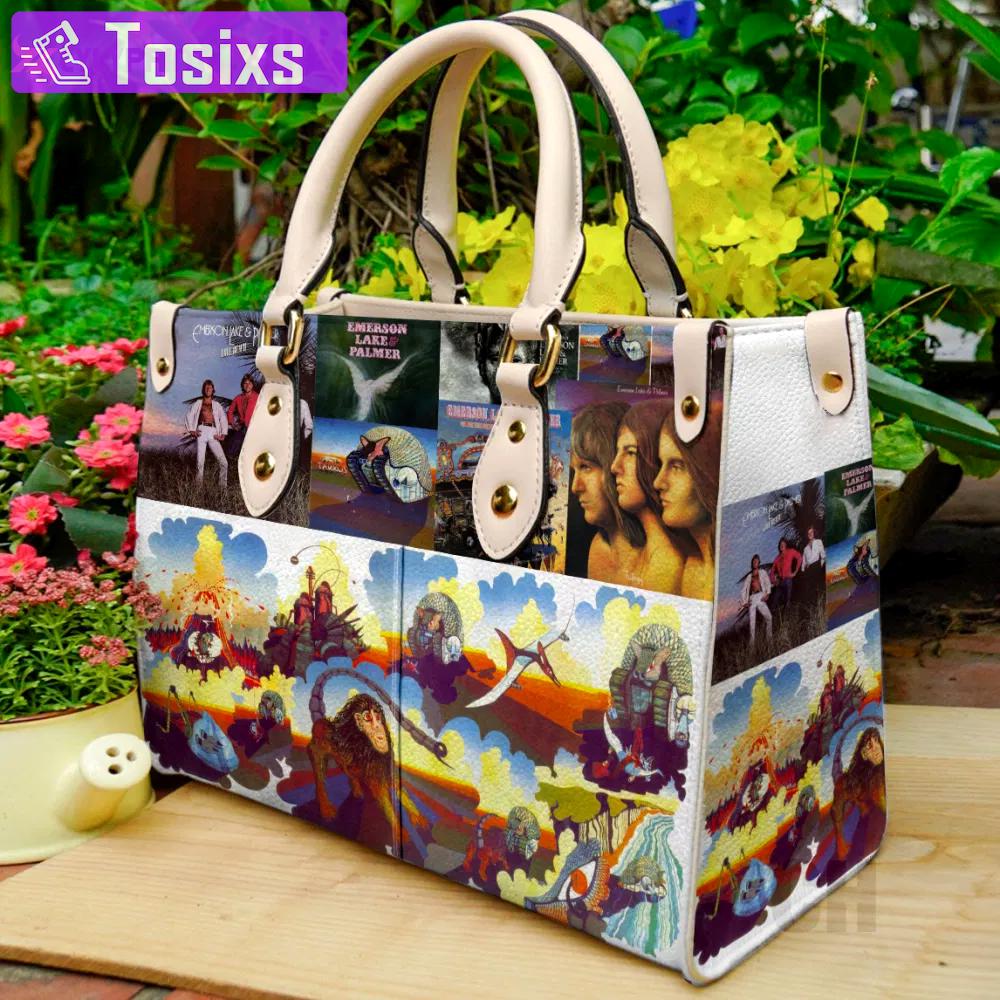 Emerson, lake & palmer leather bag for women gift 1891 Women Leather Hand Bag