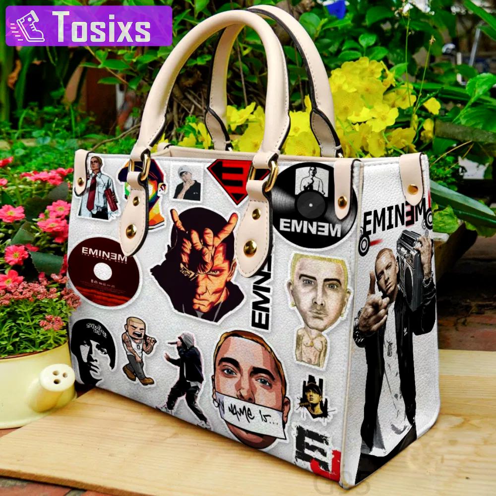 Eminem leather bag for women gift 1421 Women Leather Hand Bag