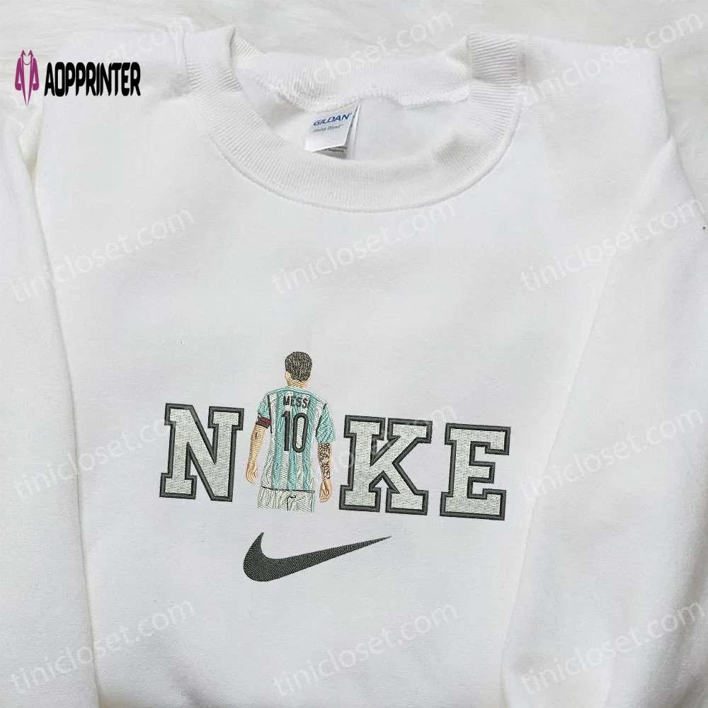 Exclusive messi x nike embroidered hoodie & celebrity shirt: nike inspired apparel Embroidered Shirt