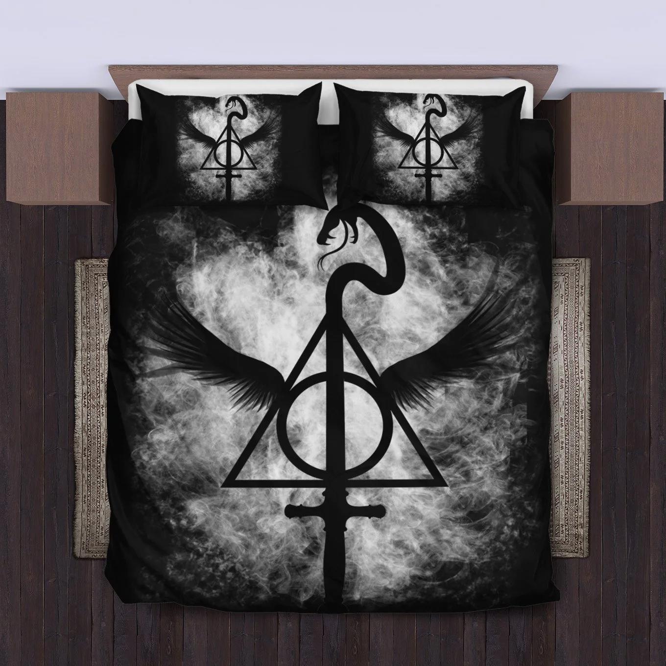 Fandomgift harry potter        Bedding Sets duvet blankets bedroom idea sheets bed linen bedclothes covers bedspread home decor