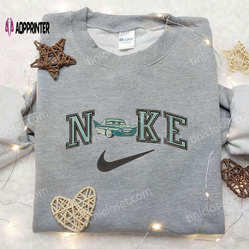 Flo x nike embroidered shirt: custom car design for stylish personalization Embroidered Shirt