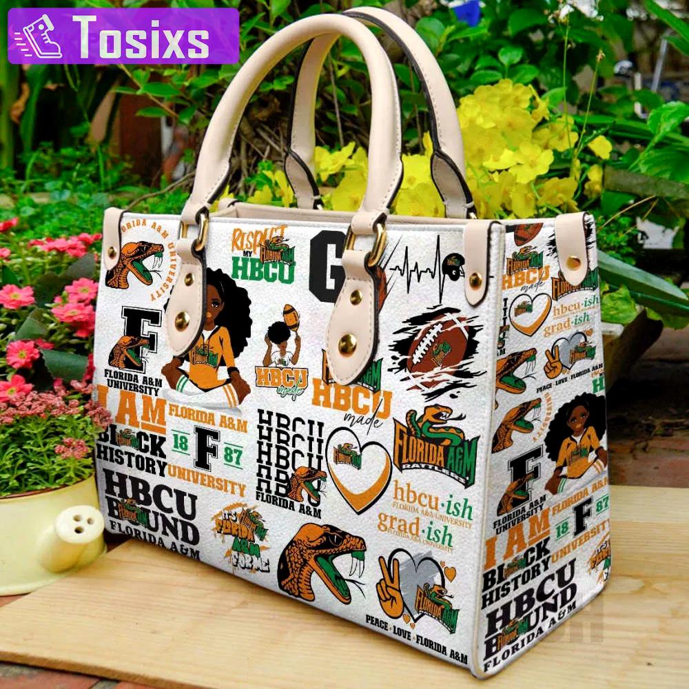 Florida a&m rattlers 1 leather handbag 1 2389 Women Leather Hand Bag