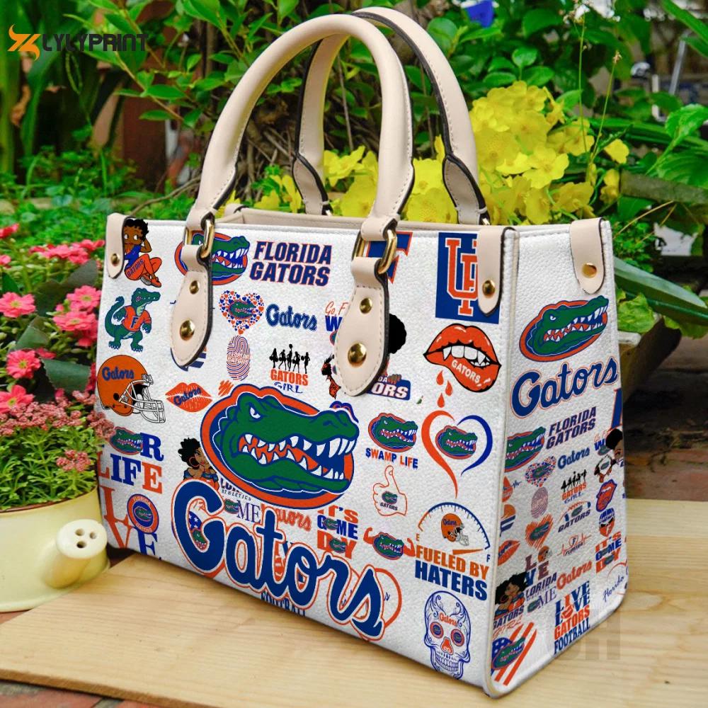 Florida gators lover hand leather bag for women gift 1491 Women Leather Hand Bag
