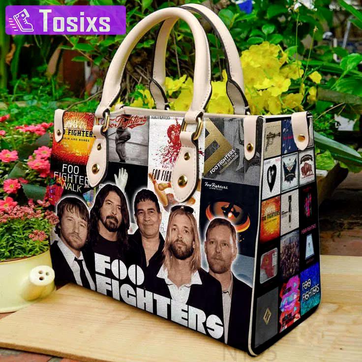 Foo fighters 1 leather handbag 2 2779 Women Leather Hand Bag