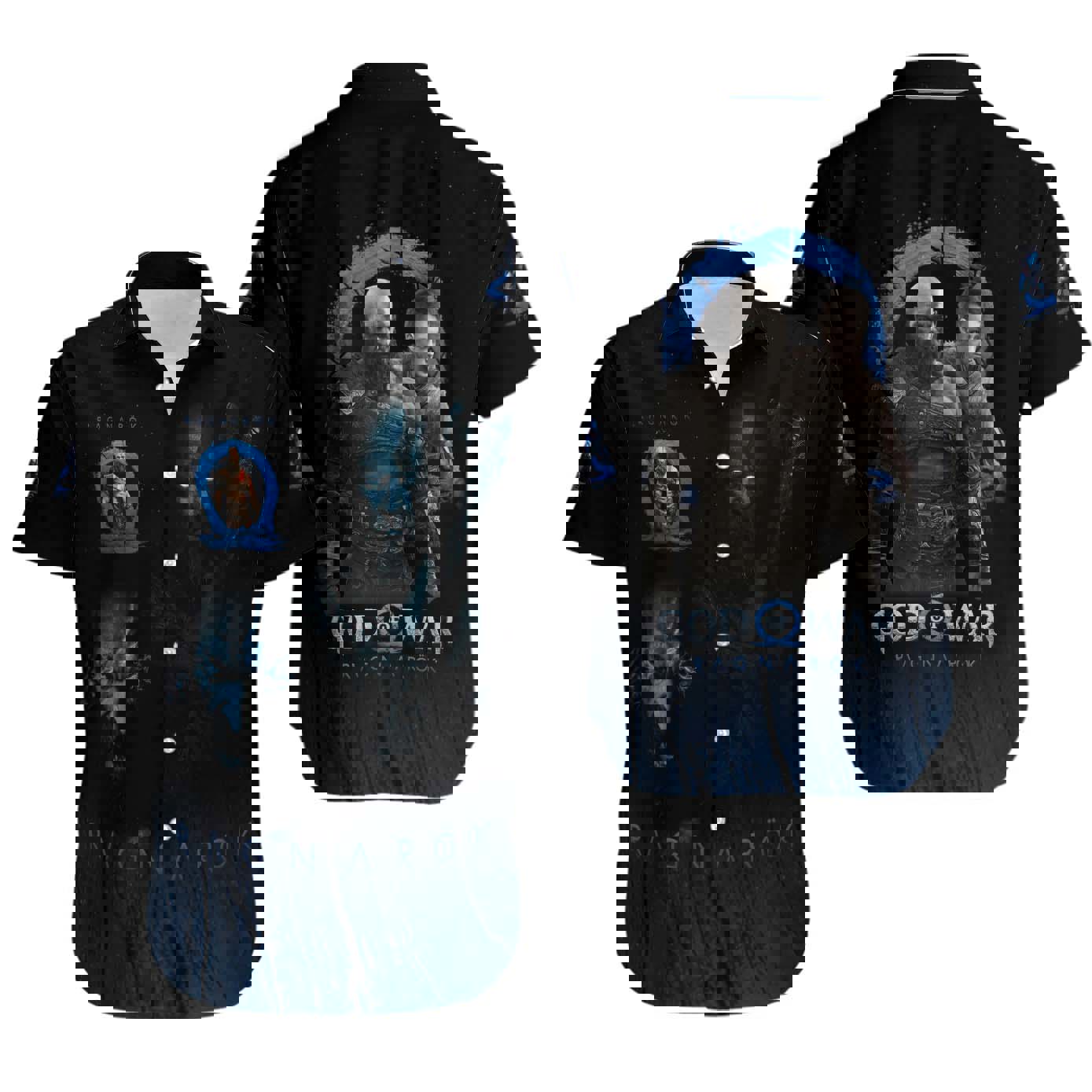 God of war hawaiian shirt Hawaii Shirt Shorts & Flip Flops