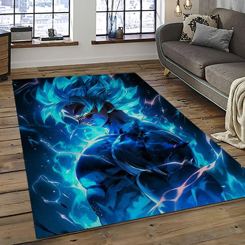 Goku characters cartoon movie carpet rectangle area rug for living room bedroom decor gku97 Rectangle Rug