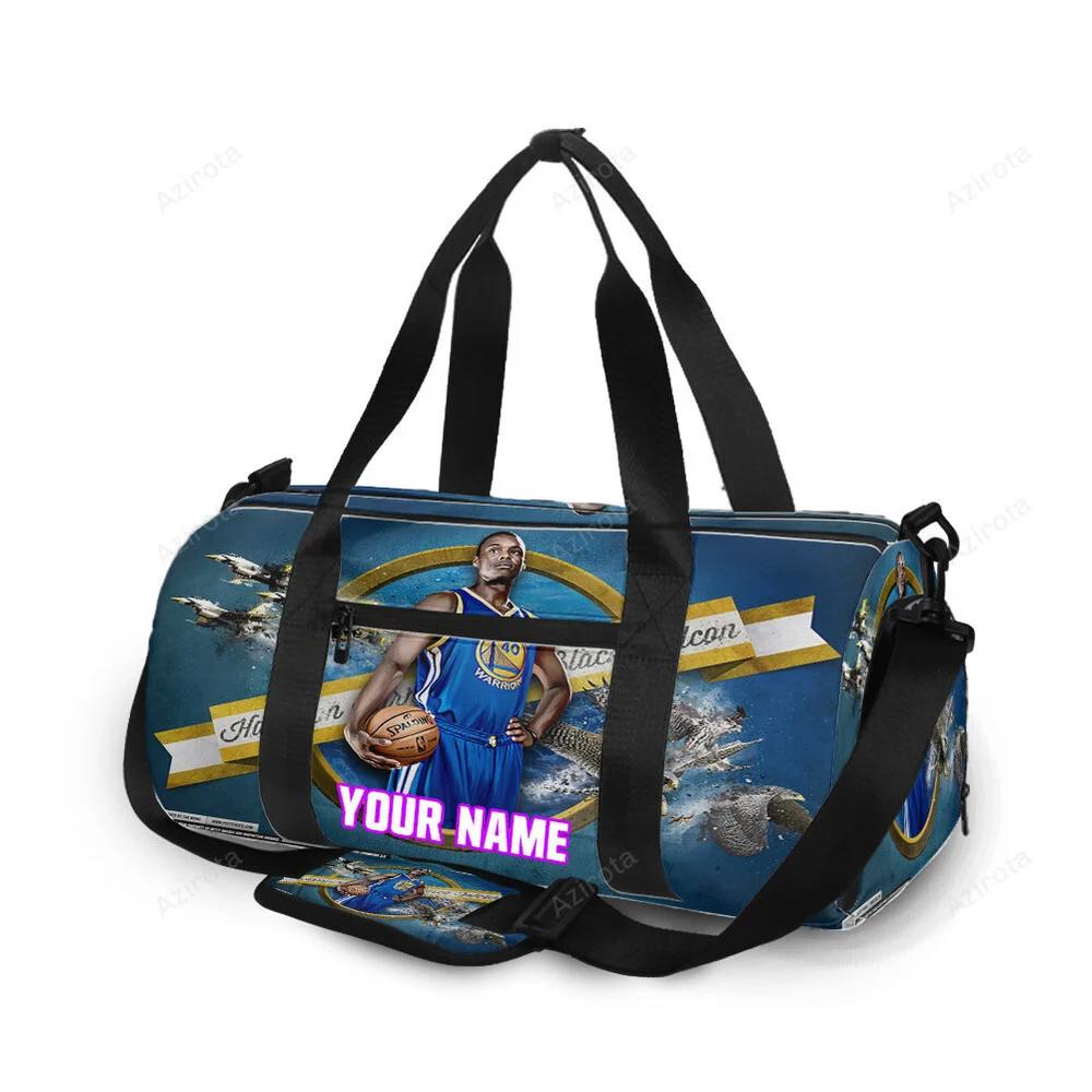Golden state warriors harrison barnes 40 personalized name travel bag gym bag 1128 Travel Bag