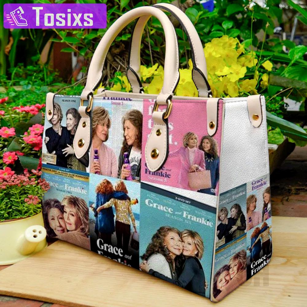 Grace and frankie leather bag for women gift 797 Women Leather Hand Bag