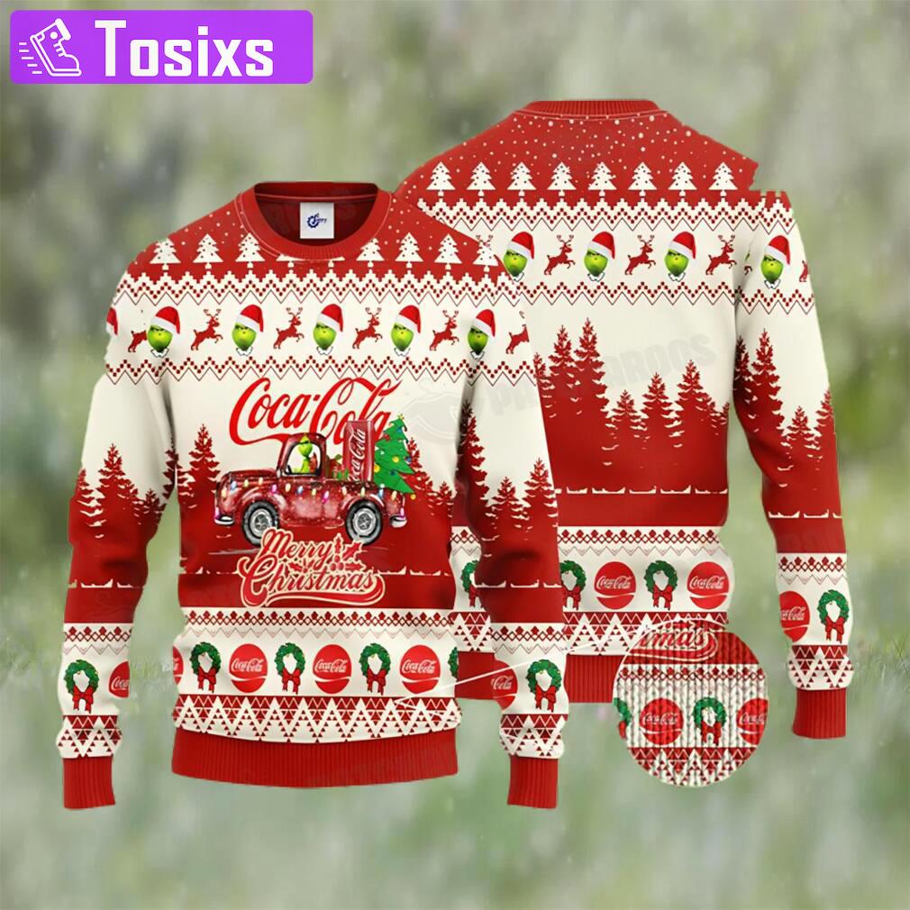 Grinch coca cola merry christmas ugly christmas sweater funny gift Christmas Ugly Sweater