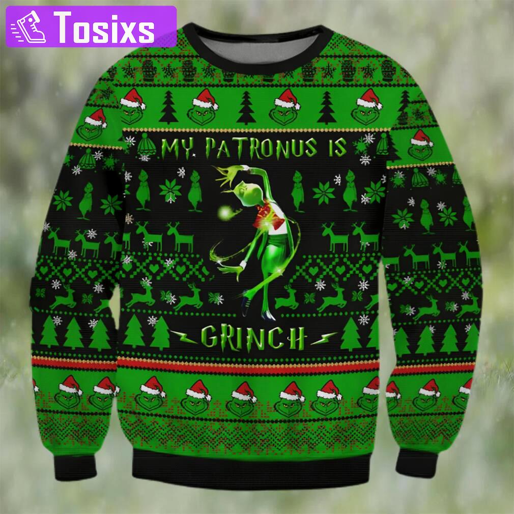Grinch patronus ugly christmas sweater Christmas Ugly Sweater