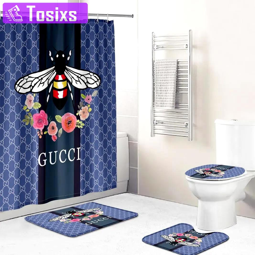 Gucci bee limited luxury brand premium fashion bathroom set home decor Bathroom Set