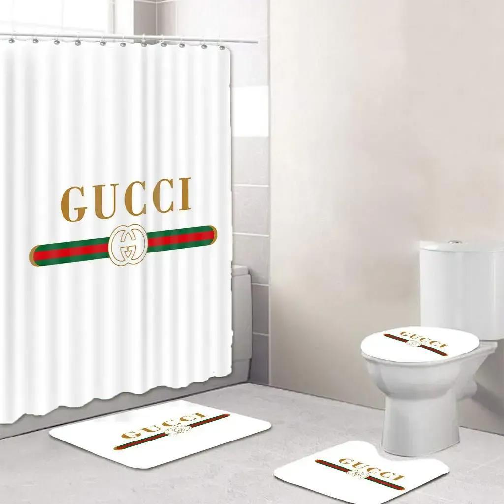 Gucci hypebeast bath mat home decor luxury fashion brand bathroom sets Bathroom Set