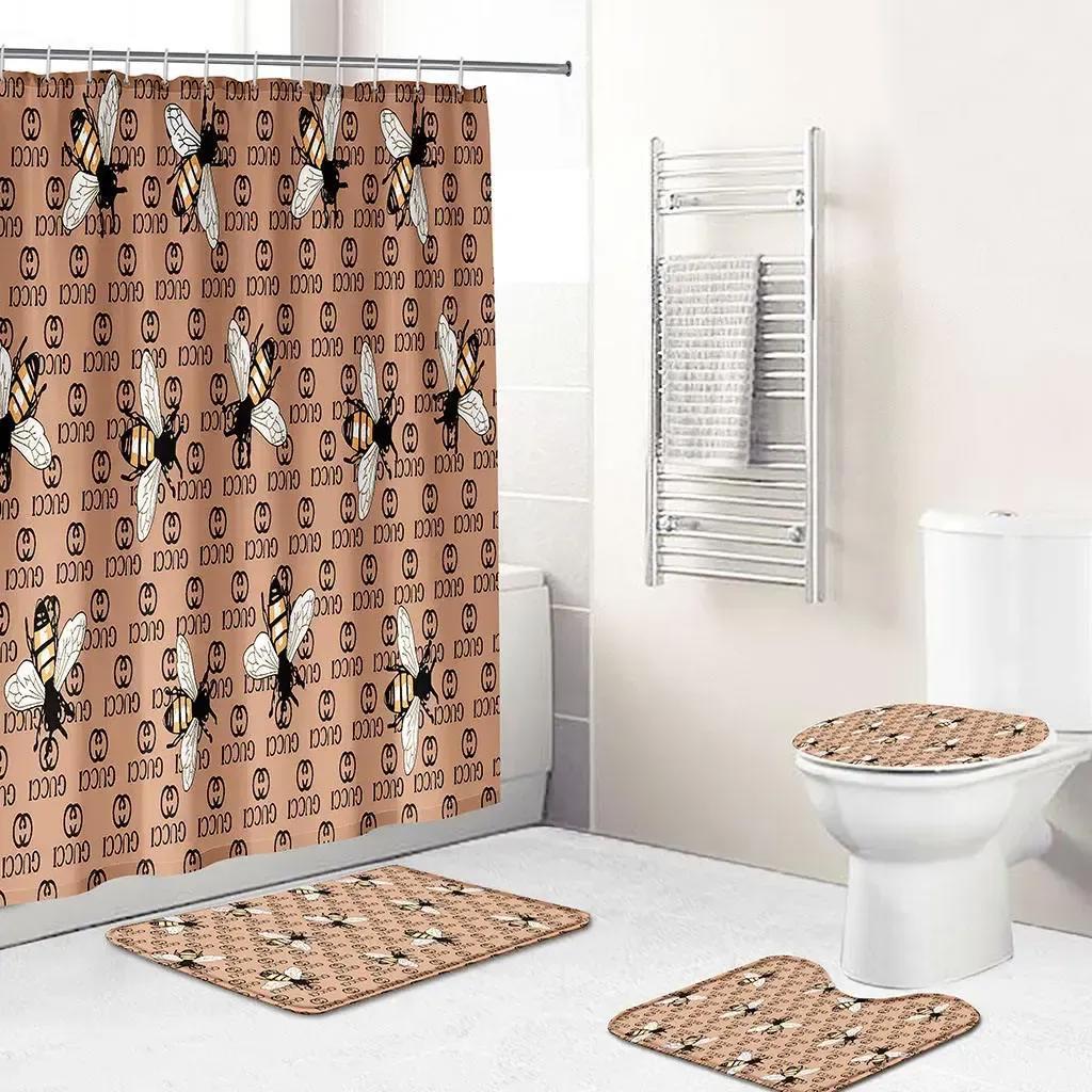 Gucci luxury fashion brand home decor bathroom sets hypebeast bath mat Bathroom Set
