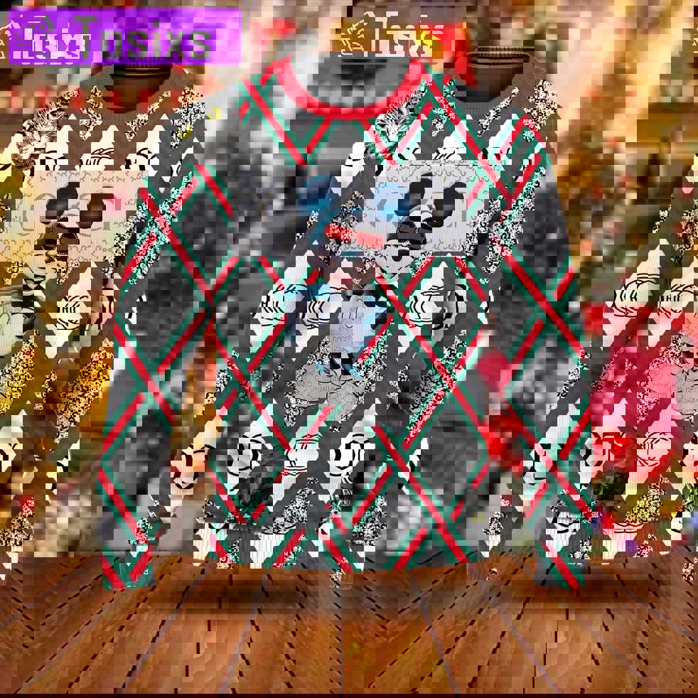 Gucci mickey mouse luxury ugly christmas sweater  hot 2024 style 149 Christmas Ugly Sweater