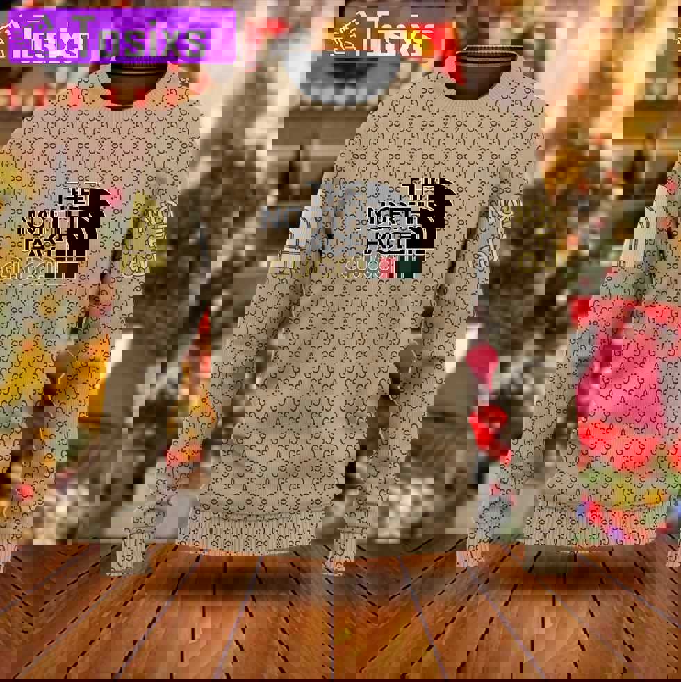 Gucci x the north face luxury ugly christmas sweater ucs1049 Christmas Ugly Sweater