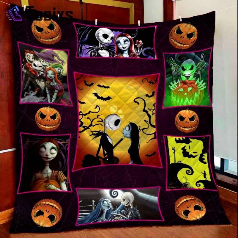 Halloween decorations jack skellington halloween ty0608 – quilt blanket Quilt Blanket
