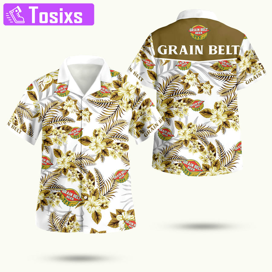 Historic grain belt brewery hawaiian shirt Hawaii Shirt Shorts & Flip Flops