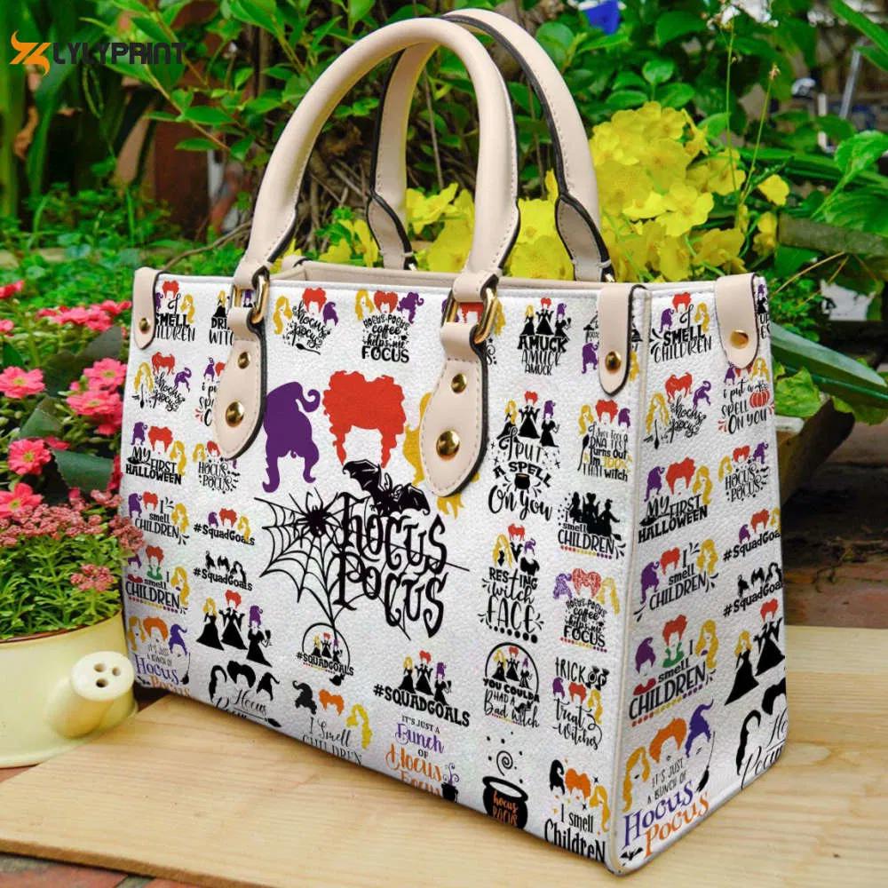 Hocus pocus leather handbag gift for women 2844 Women Leather Hand Bag