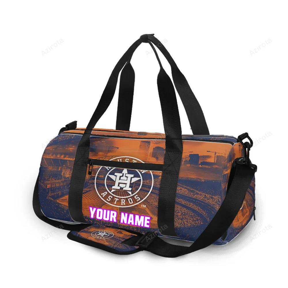 Houston astros stadium personalized name travel bag gym bag 1155 Travel Bag