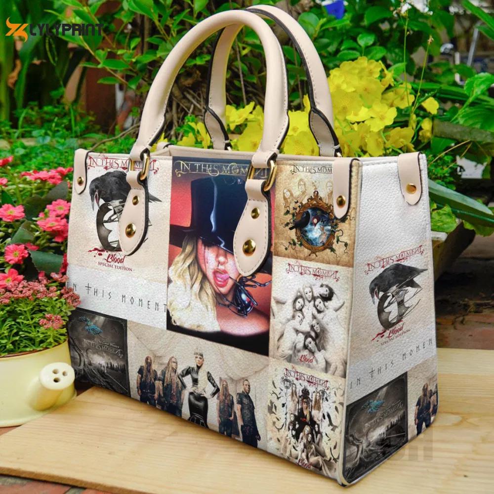 In this moment leather bag for women gift 1942 Women Leather Hand Bag