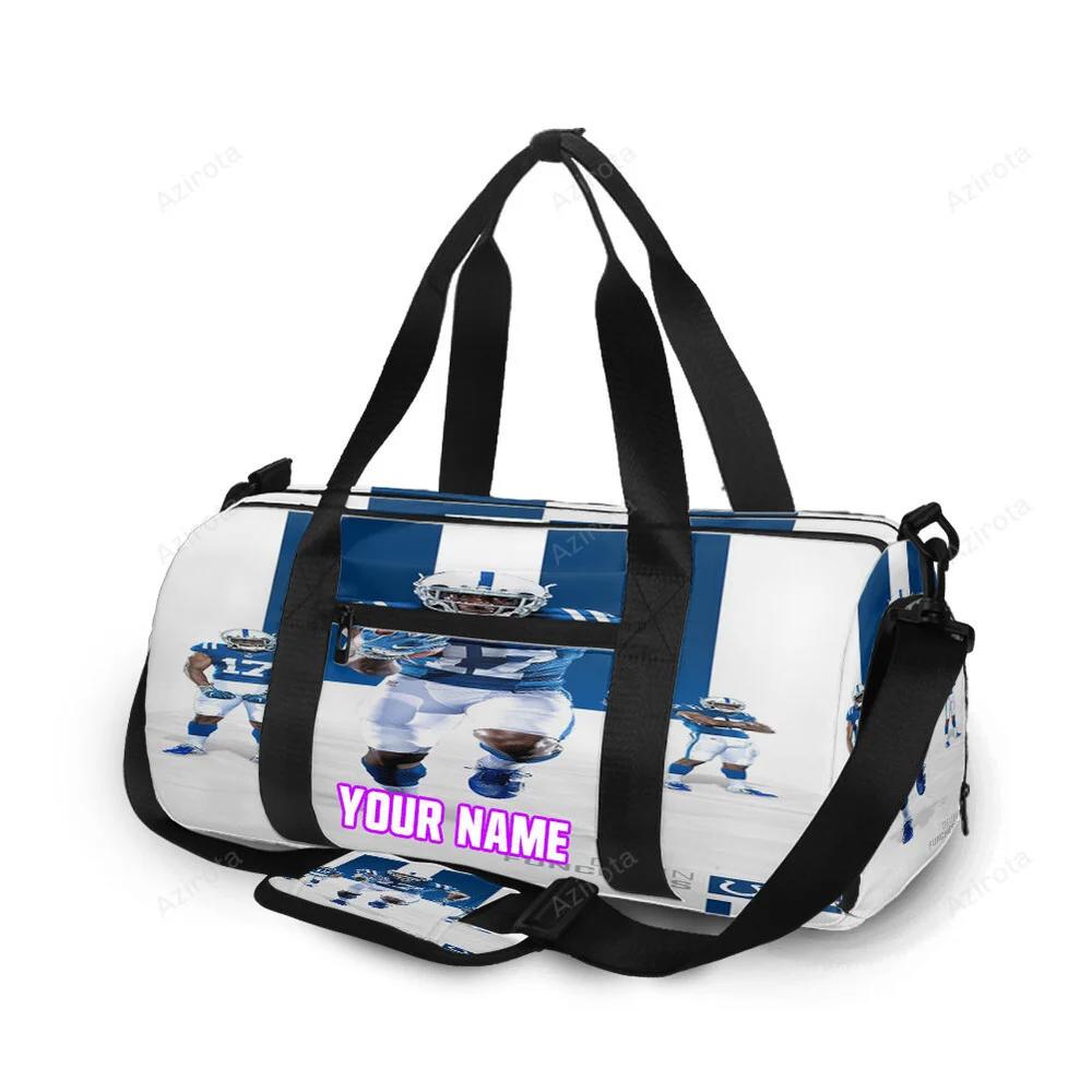Indianapolis colts devin funchess1 personalized name travel bag gym bag 75 Travel Bag