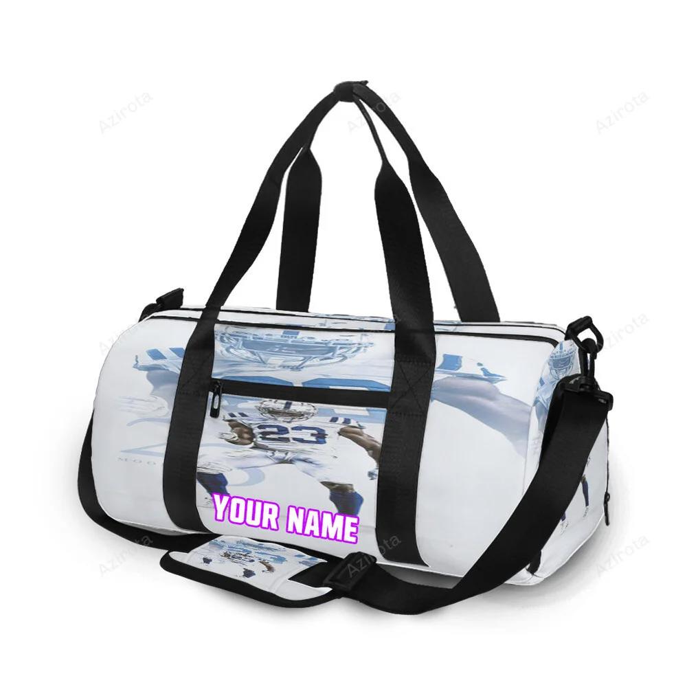 Indianapolis colts kenny moore jr1 personalized name travel bag gym bag 805 Travel Bag