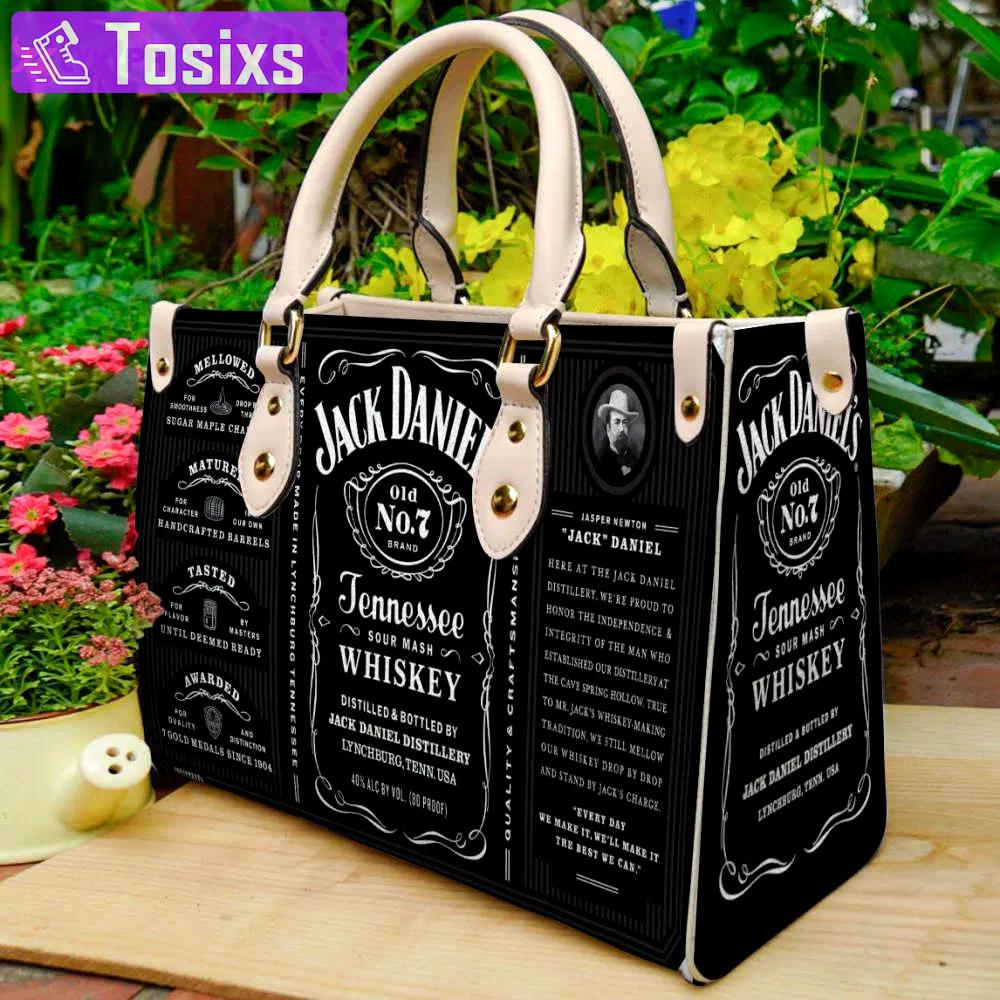 Jack daniel leather handbag for women gift 2529 Women Leather Hand Bag