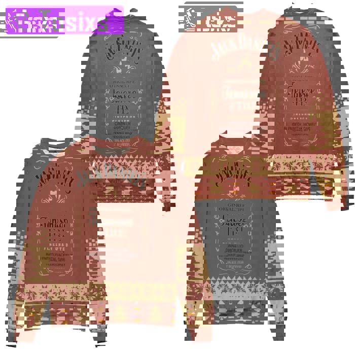 Jack daniel?s tennessee fire whisky pine tree ugly christmas sweater Christmas Ugly Sweater