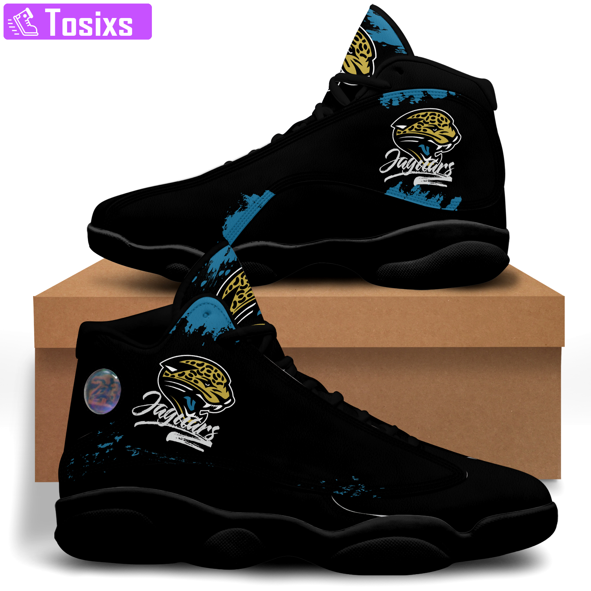 Jacksonville jaguarss Air Jordan 13 For Fans Full Size Gifts For Men Women Sneakers Shoes