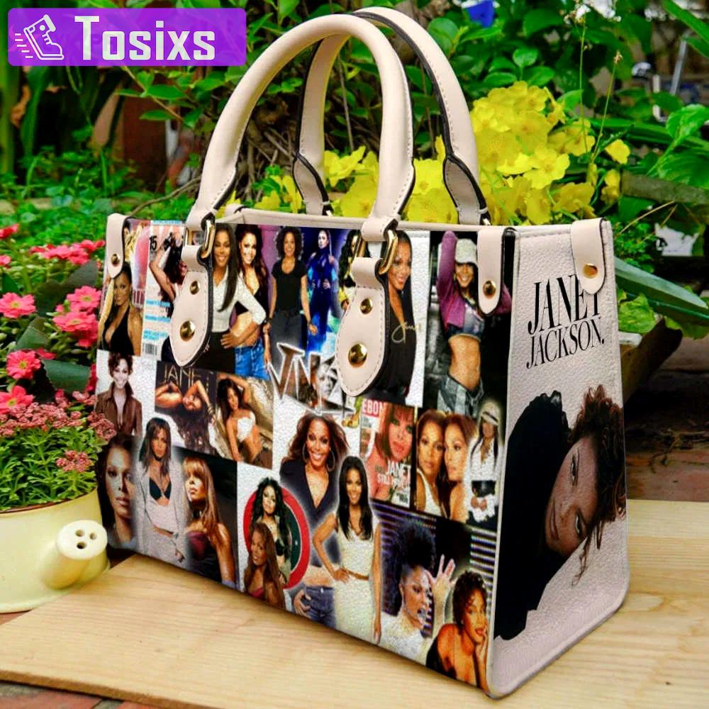 Janet jackson 5leather handbag gift for women 4681 Women Leather Hand Bag