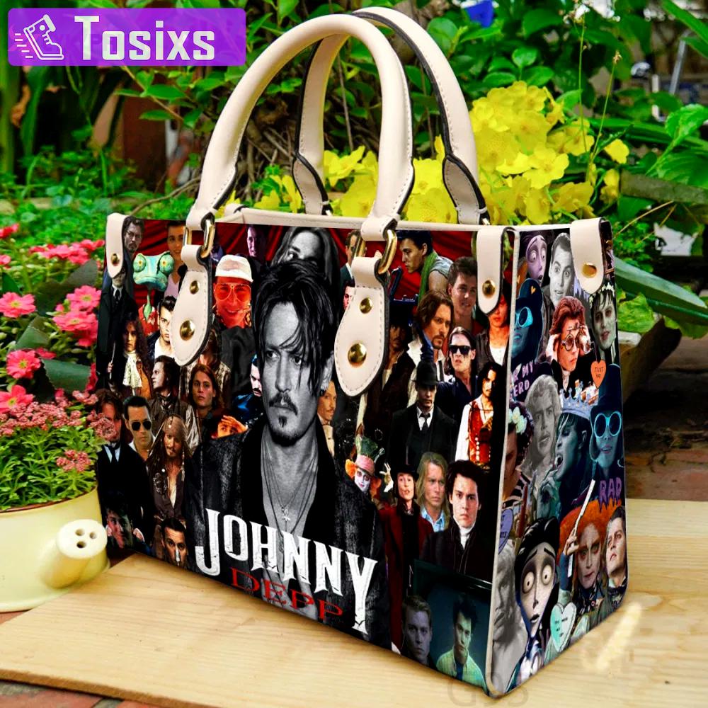 Johnny depp 1gg leather bag for women gift 3973 Women Leather Hand Bag