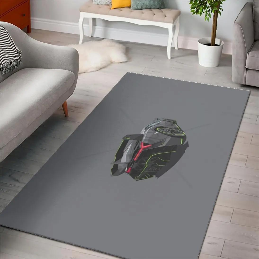 Lamborghini veneno cartoon super cars fn200237 area rug rug regtangle carpet floor decor home decor Rectangle Rug