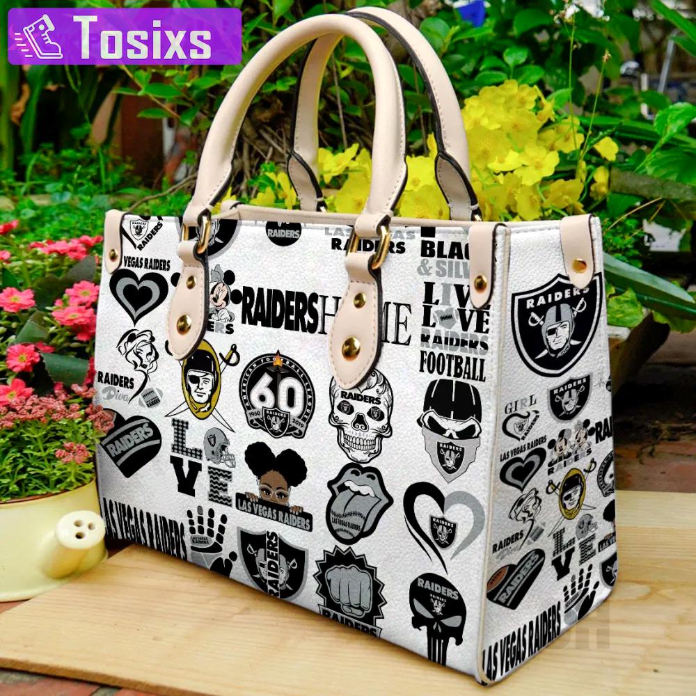 Las vegas raiders lover leather bag for women gift 1643 Women Leather Hand Bag