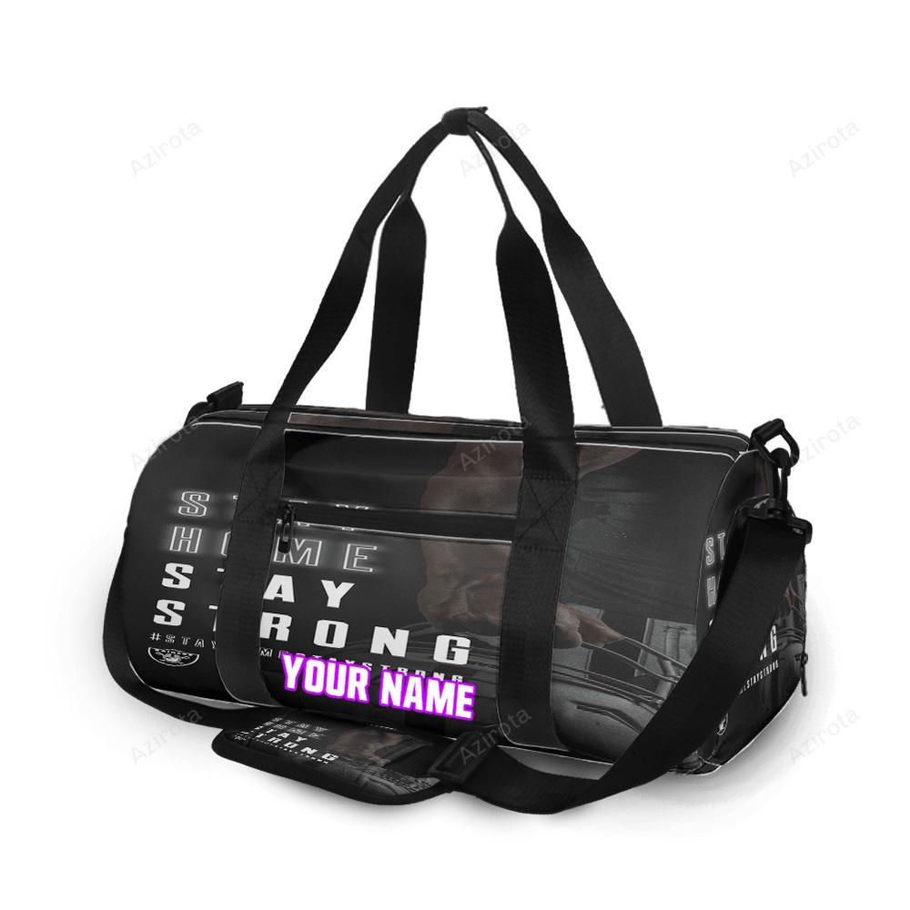 Las vegas raiders stay strong personalized name travel bag gym bag 803 Travel Bag