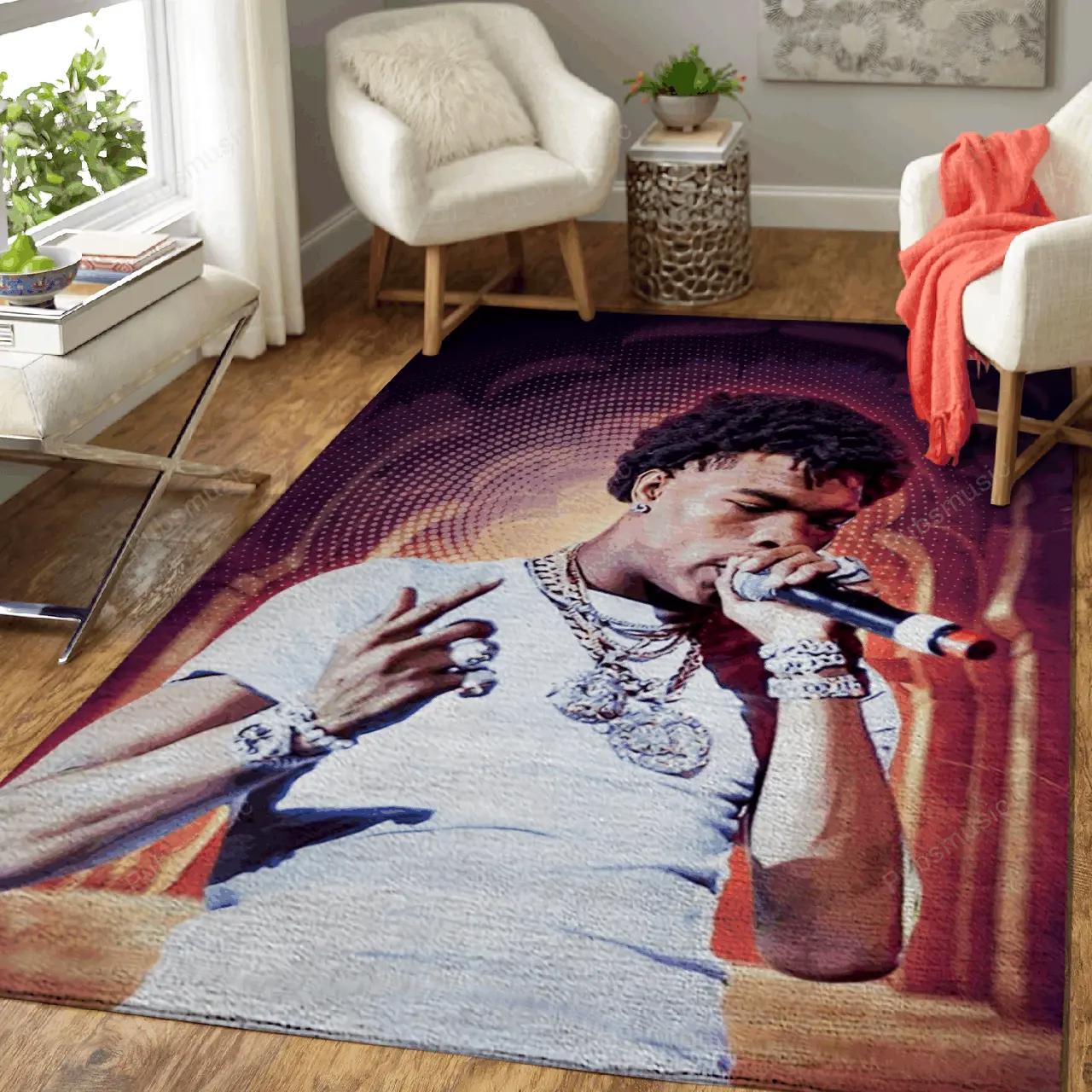 Lil baby rap music art for fans area rug living room carpet rug regtangle carpet floor decor home decor Rectangle Rug