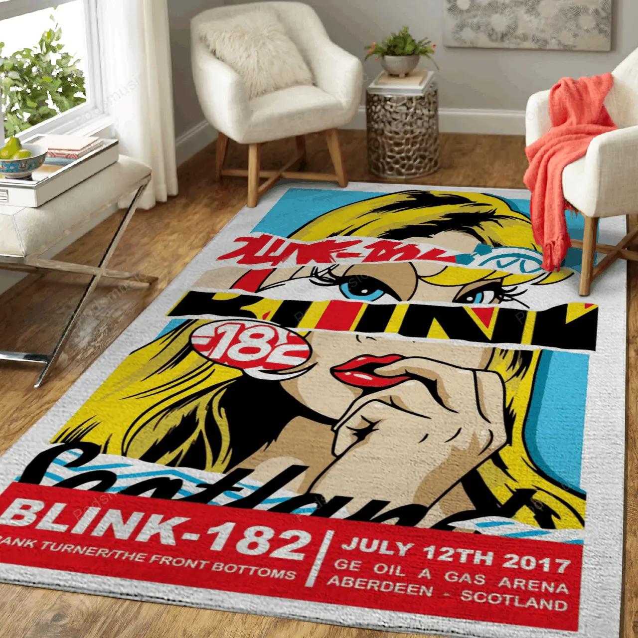Live concert in scotland music art for fans area rug living room carpet rug regtangle carpet floor decor home decor Rectangle Rug