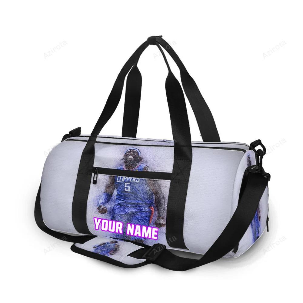 Los angeles clippers montrezl harrell 51 personalized name travel bag gym bag 906 Travel Bag
