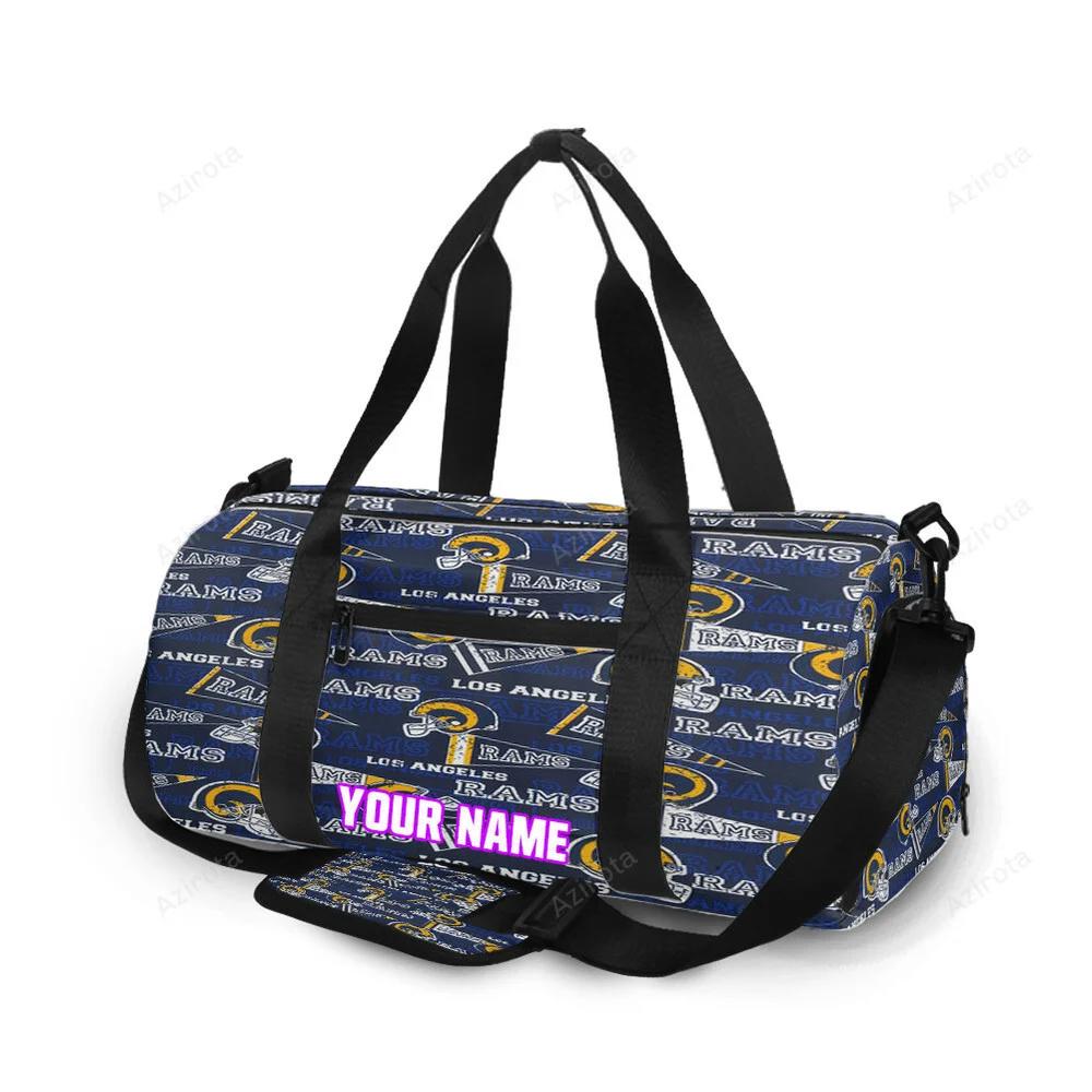 Los angeles rams4 personalized name travel bag gym bag 1826 Travel Bag