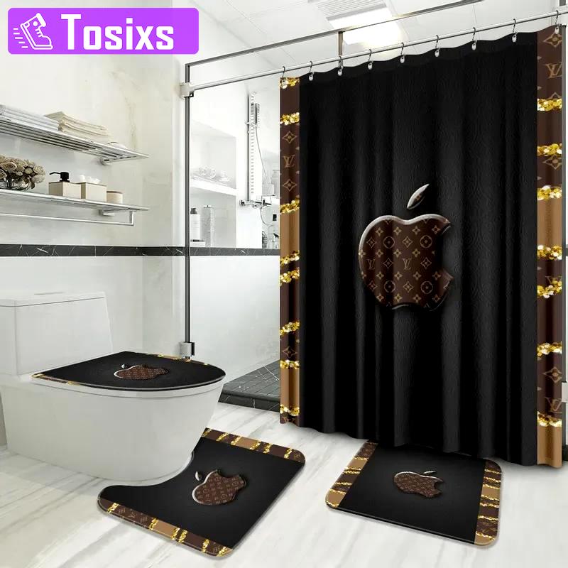 Louis vuitton bathroom sets bath mat hypebeast luxury fashion brand home decor Bathroom Set