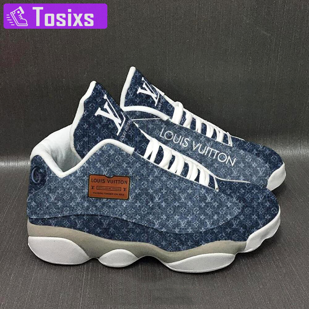 Louis vuitton blue louis vuittons hot Air Jordan 13 Gifts For Men Women Shoes Full Size Sneakers For Fans