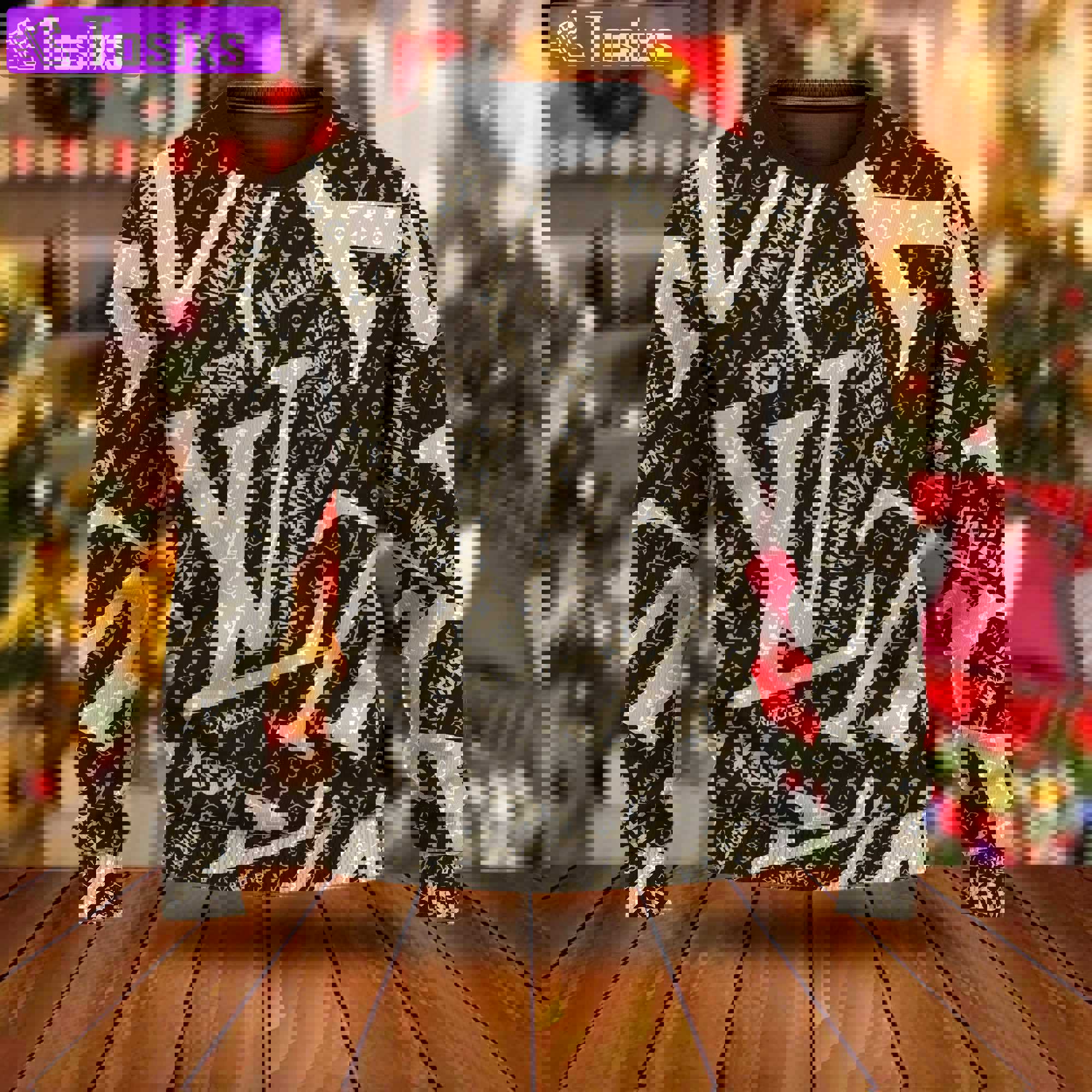 Louis vuitton luxury ugly christmas sweater  hot 2024 style 141 Christmas Ugly Sweater