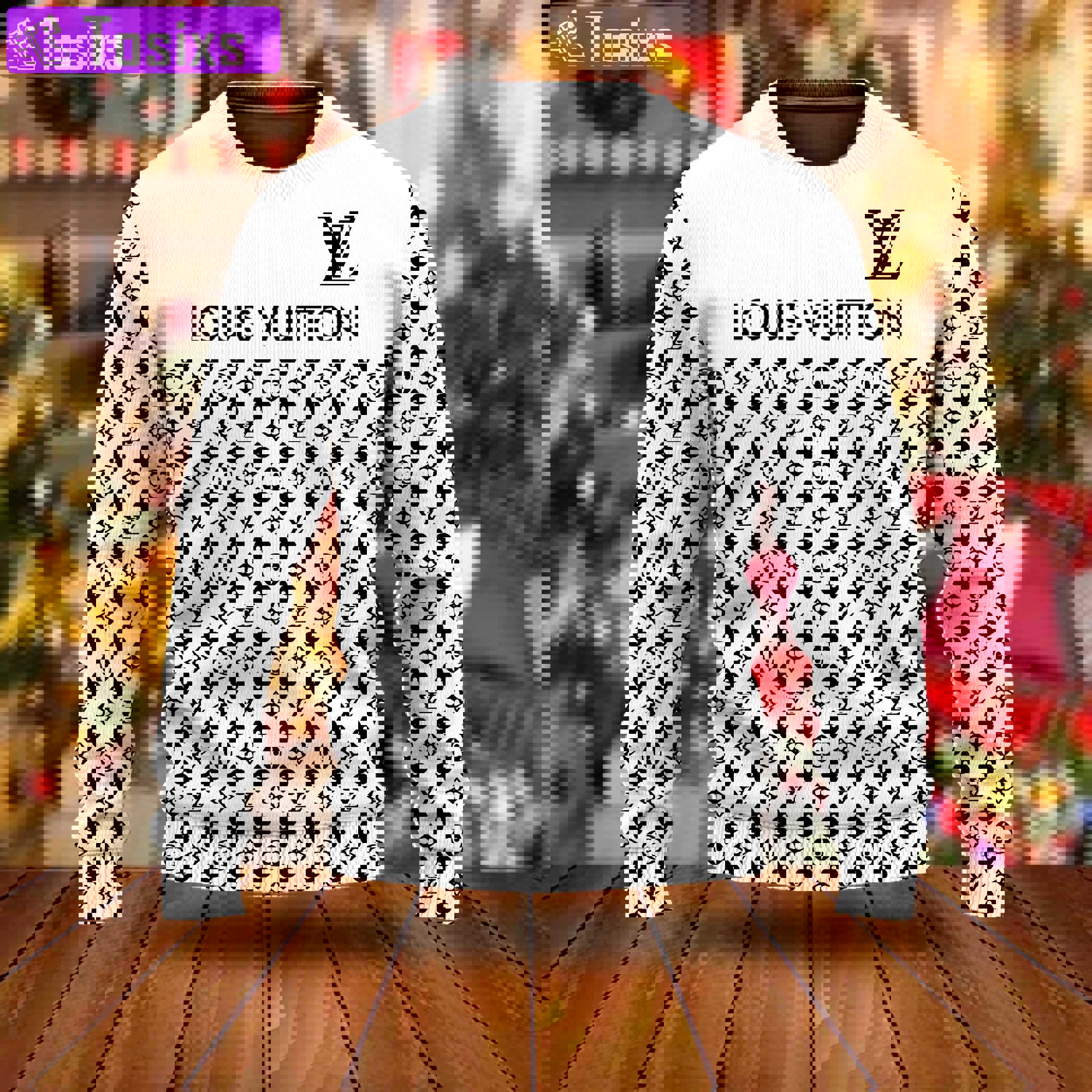 Louis vuitton luxury ugly christmas sweaterhot 2025 style 982 Christmas Ugly Sweater