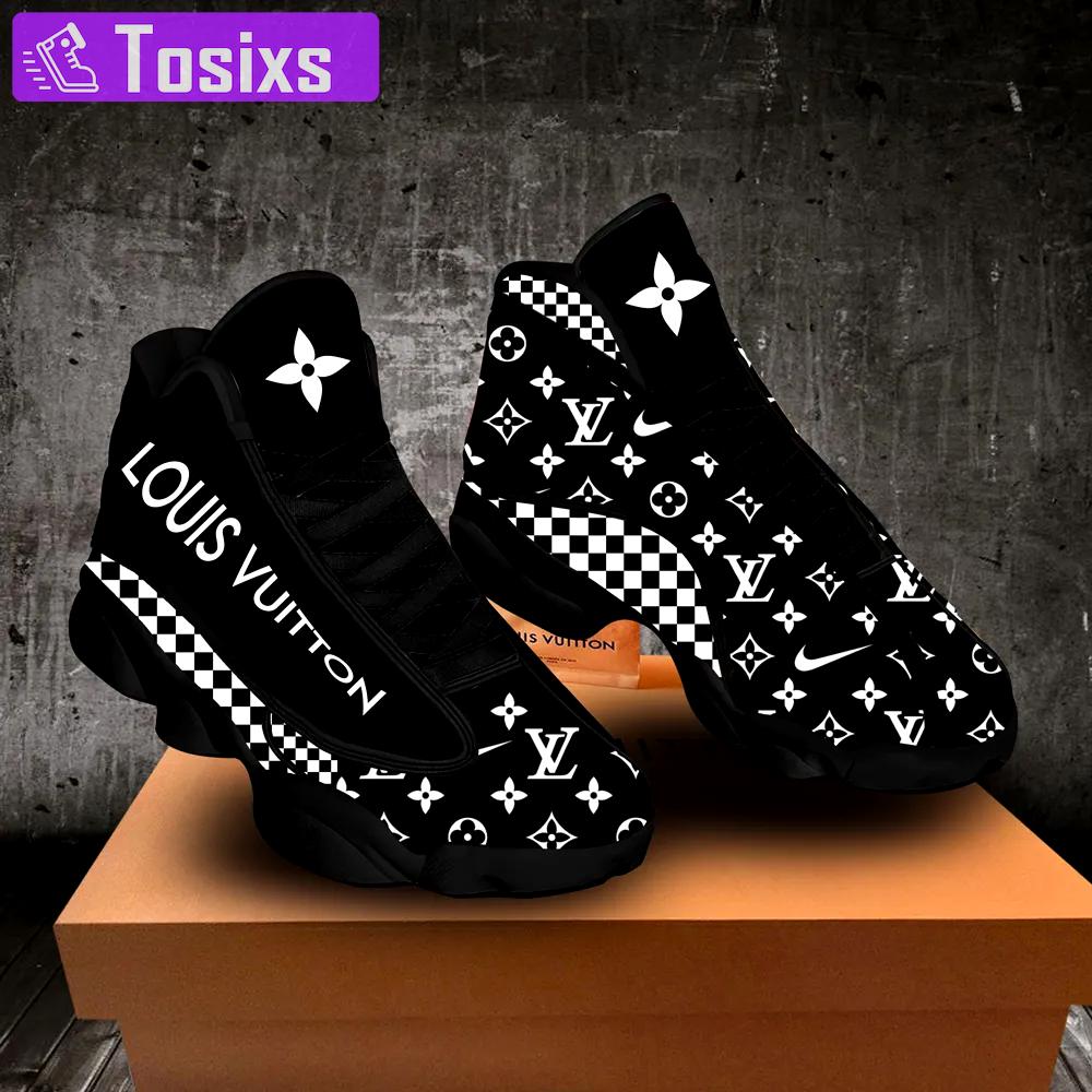 Louis vuitton nike blacks lv men women hot Air Jordan 13 Full Size Shoes For Fans Sneakers Gifts For Men Women